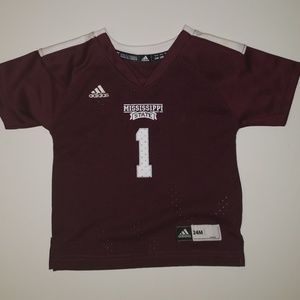 Kids MSU football jersey